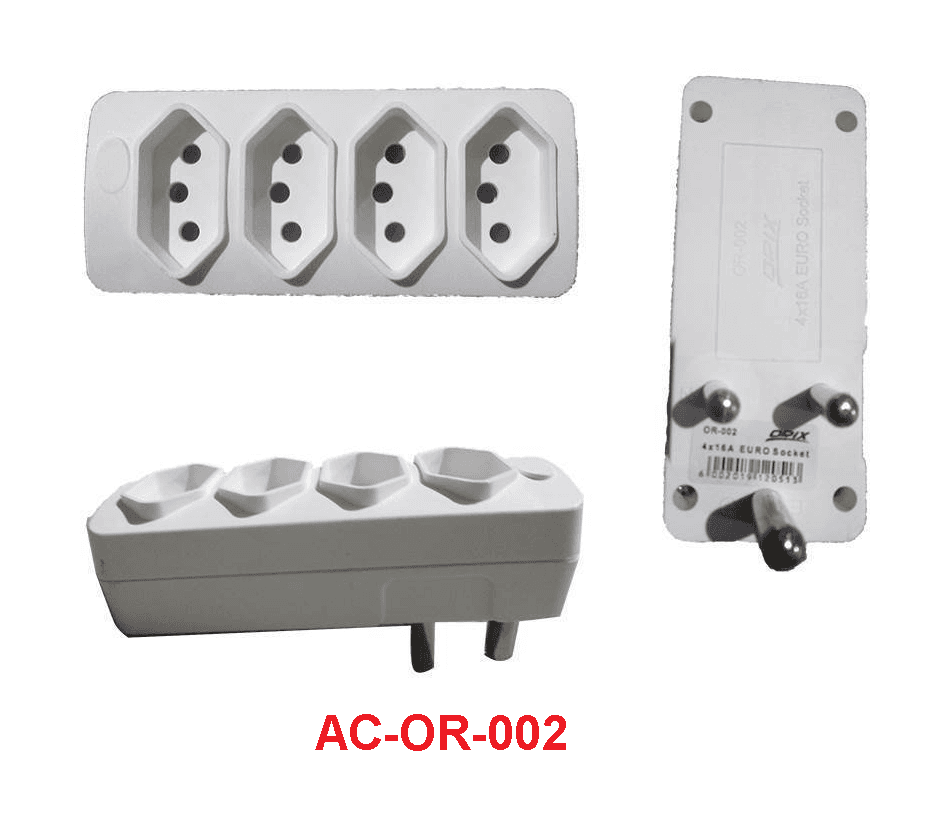 Euro 16A 4xSocket