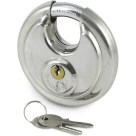 Stainless Steel Round Padlock