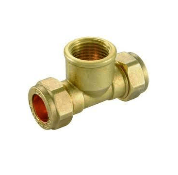 Brass Tee Female T15x1/2F