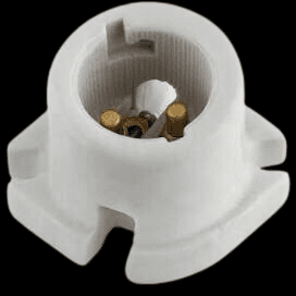 Lamp Holder Porcelain Skirted B22