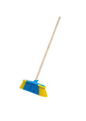 Broom With Wooden Handle