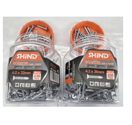 Shind Drill Point Screws Galvanized Coated