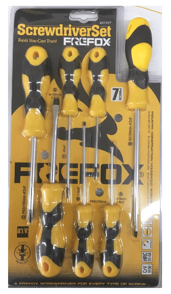 Frefox Screwdriver Set 7 Pcs 601107