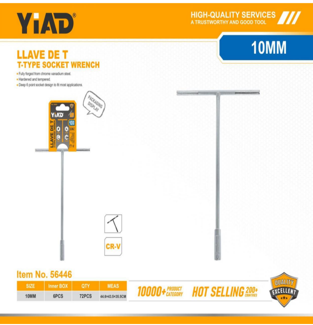 YIAD T-Type Socket Wrench