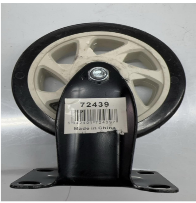 YIAD Wheel 5 Inch Fixed Black White